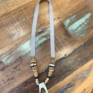 🌾Artisan Antler Fork Necklace